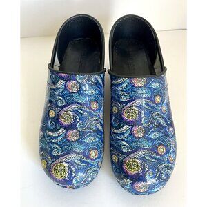 BJORK PROFESSIONAL Leather Clogs Swedish Comfort Mfg Poland 38/39